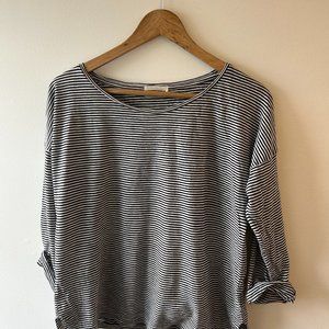 Striped long sleeve T